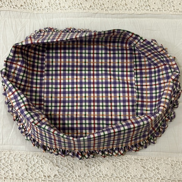 Longaberger Plaid Basket Liner - Picture 2 of 7